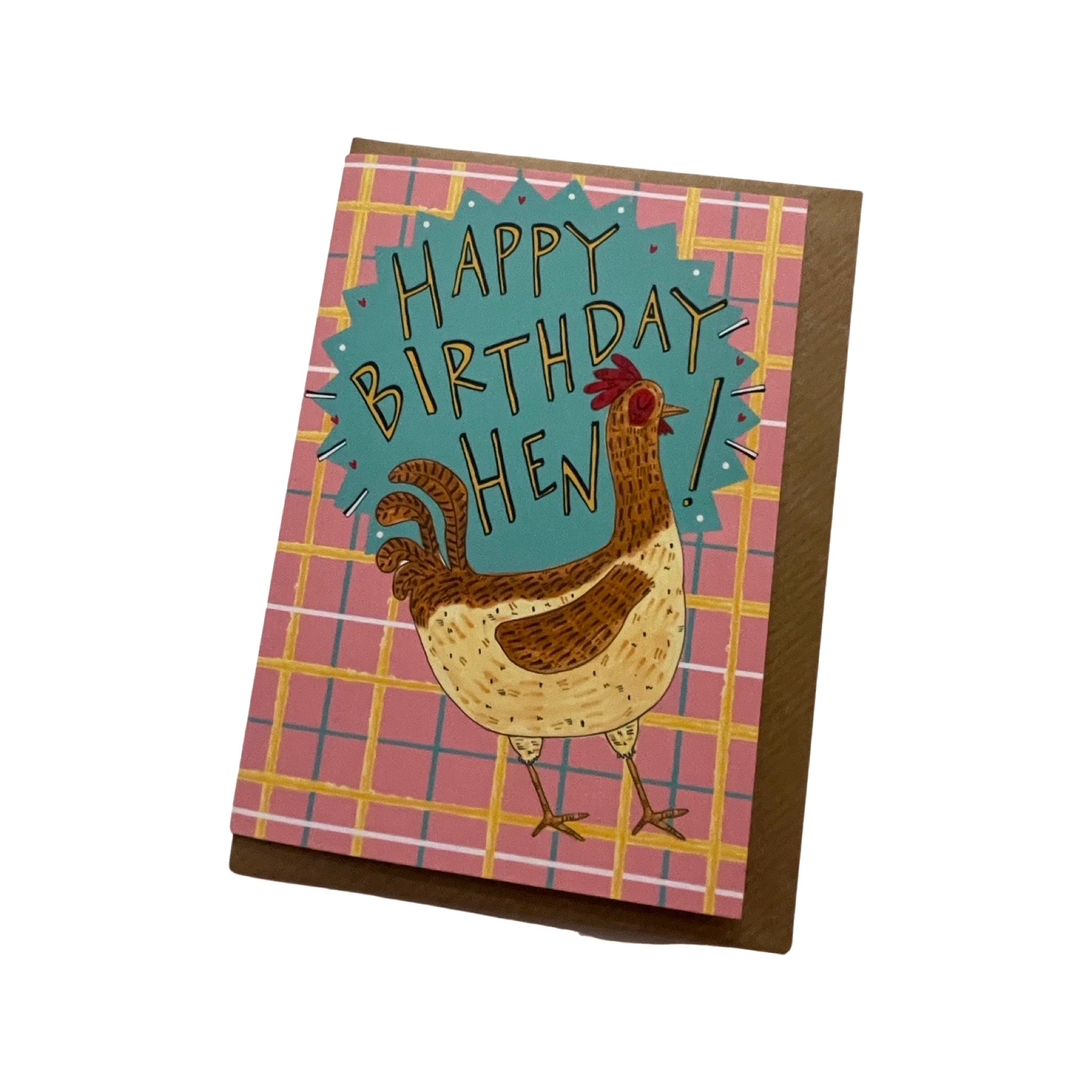 Happy Birthday Hen Card