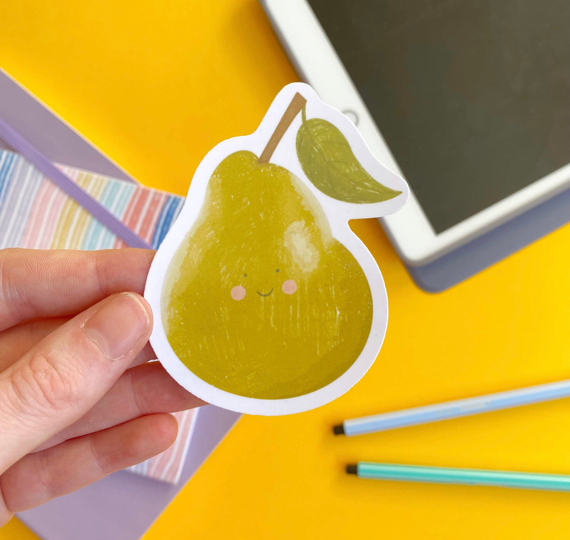 Happy Pear Sticker