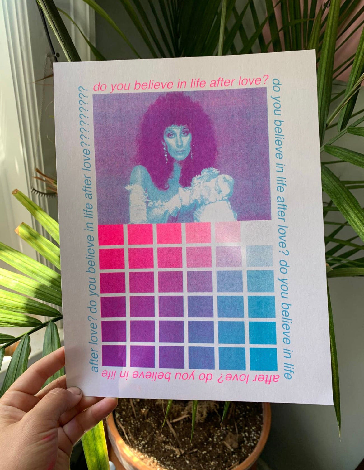 Cher Colour Chart Riso Print