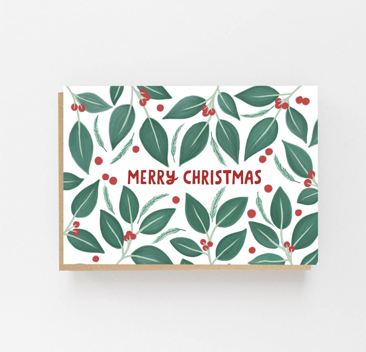 Merry Christmas Berries Card