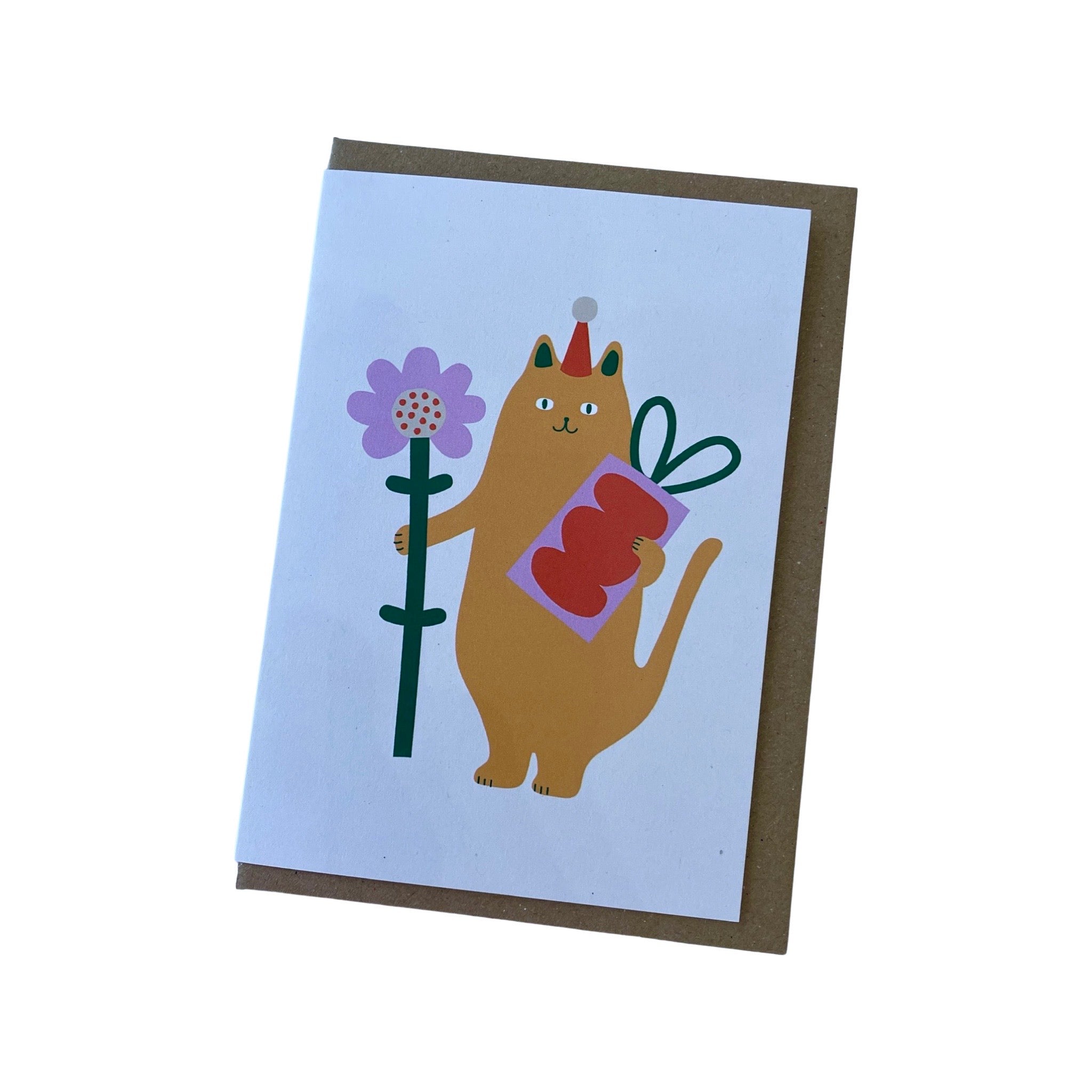 Cat Present Card