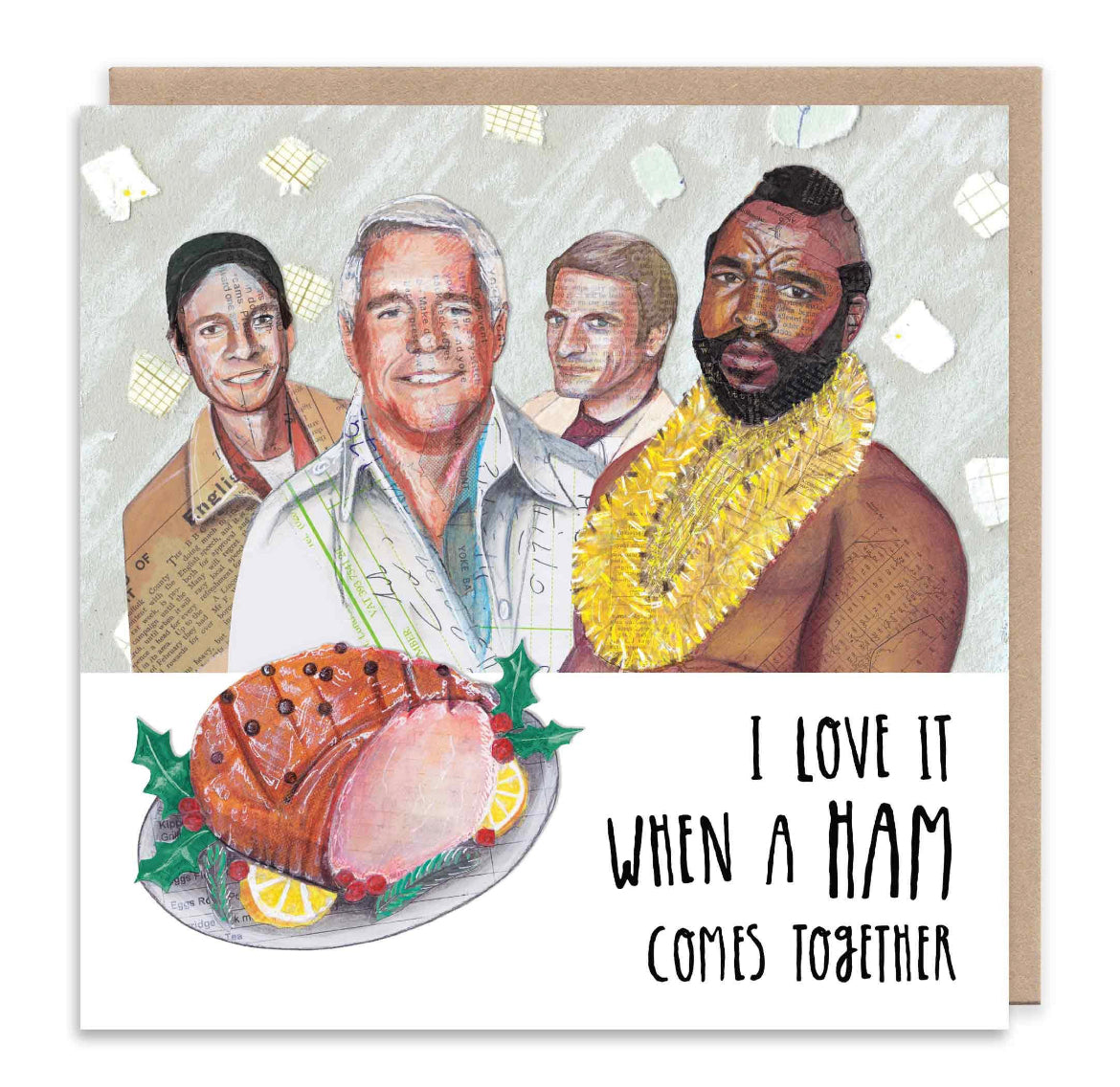 Ham Christmas Card
