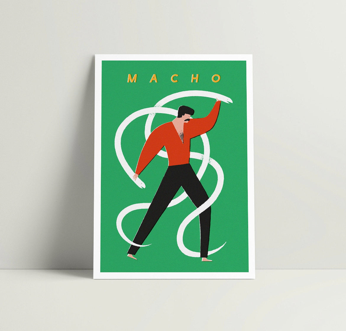 Macho Art Print