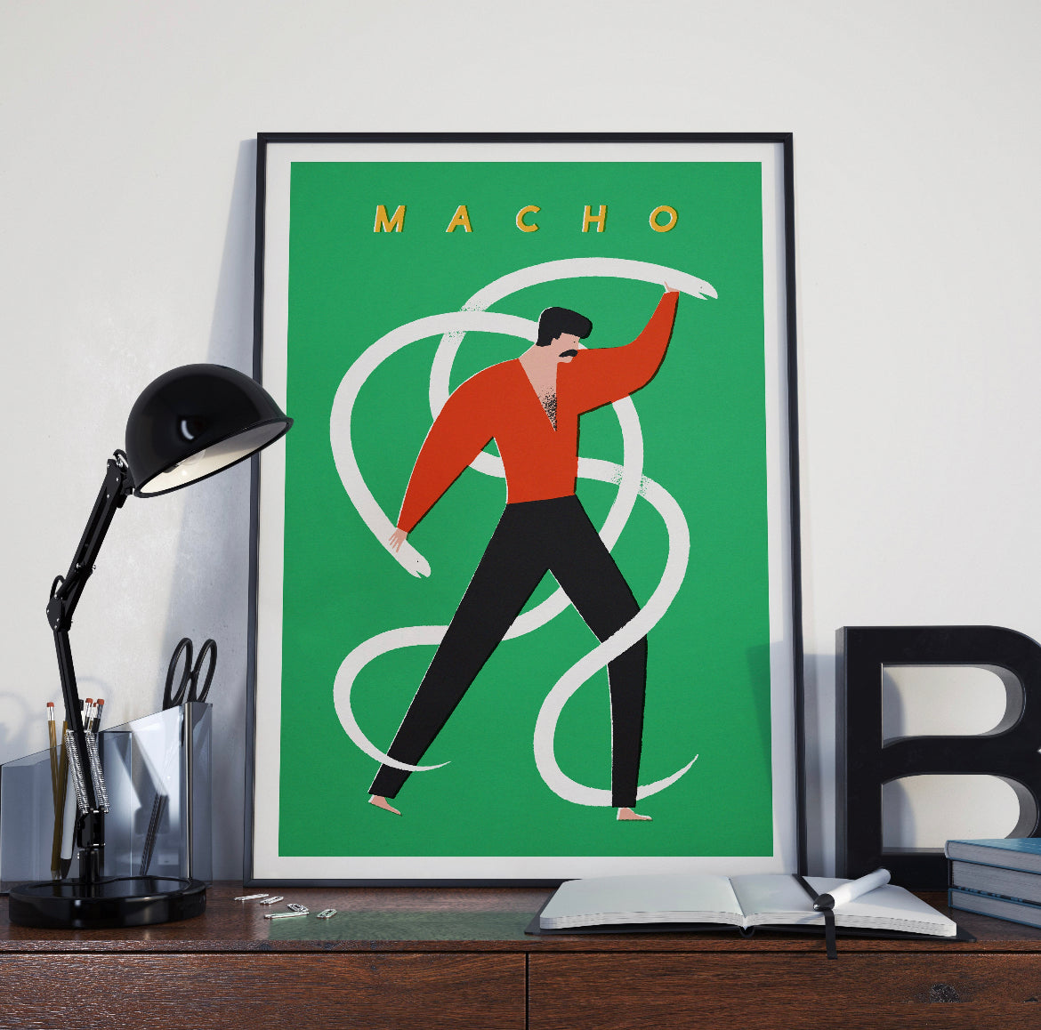 Macho Art Print