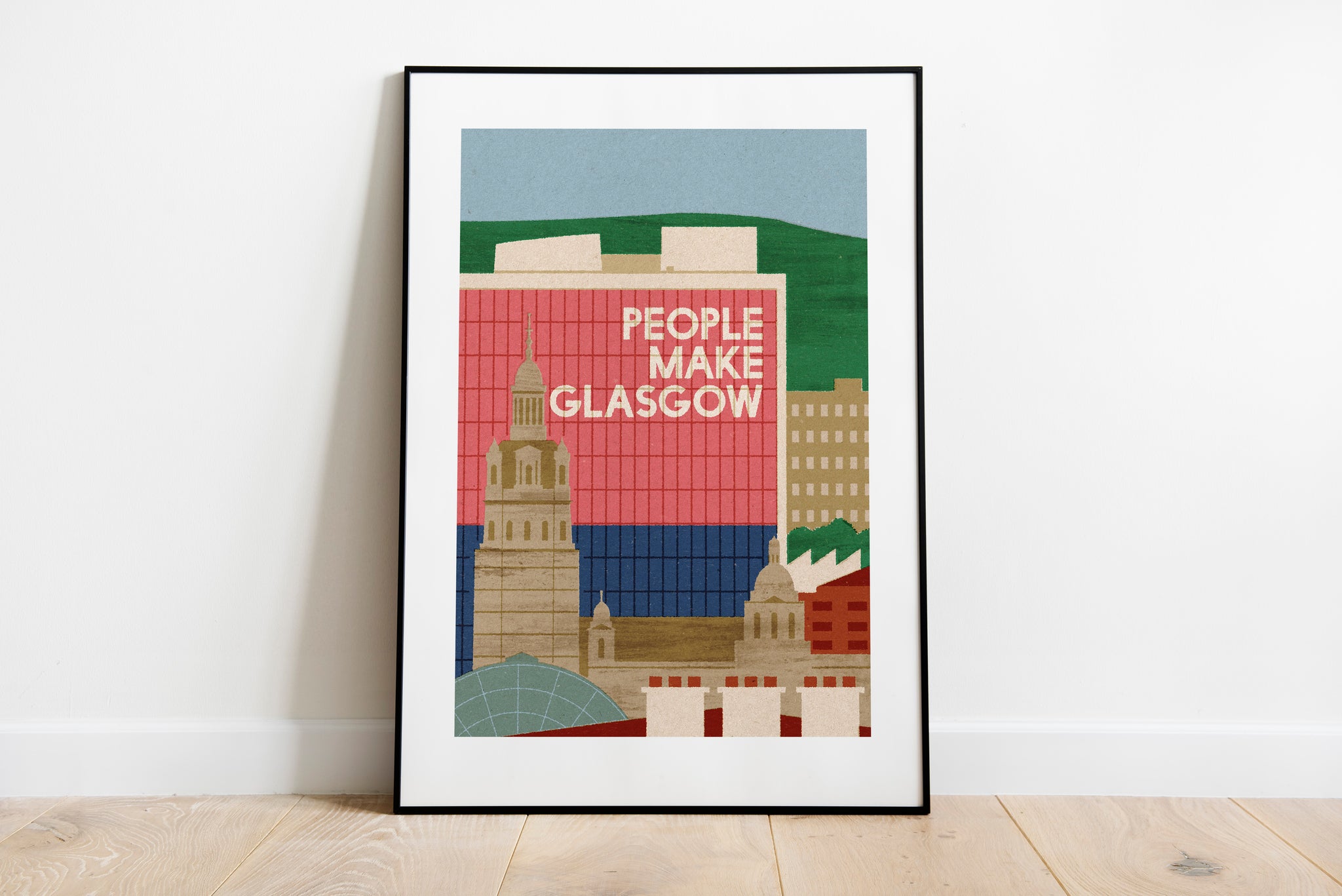 People Make Glasgow Art Print