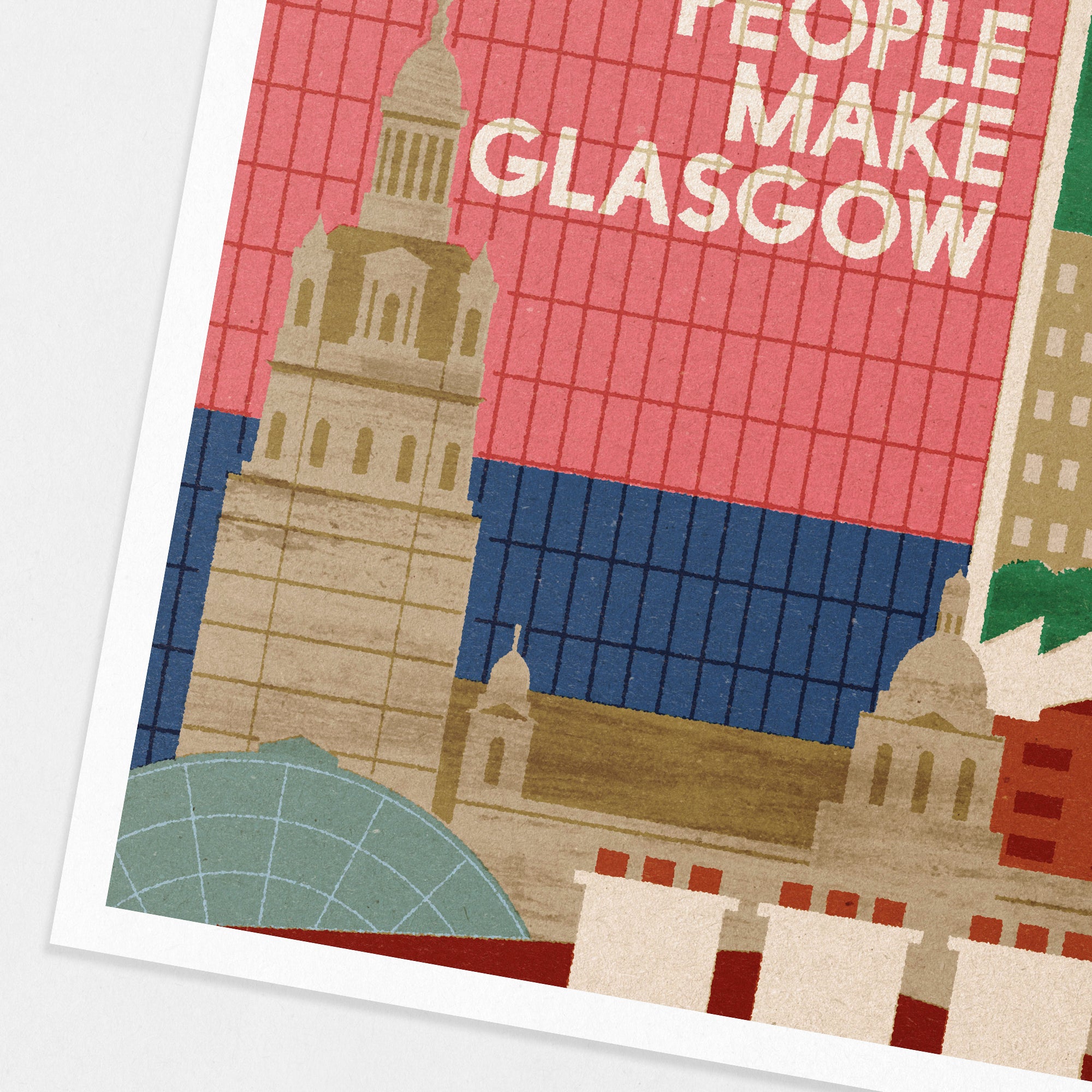 People Make Glasgow Art Print