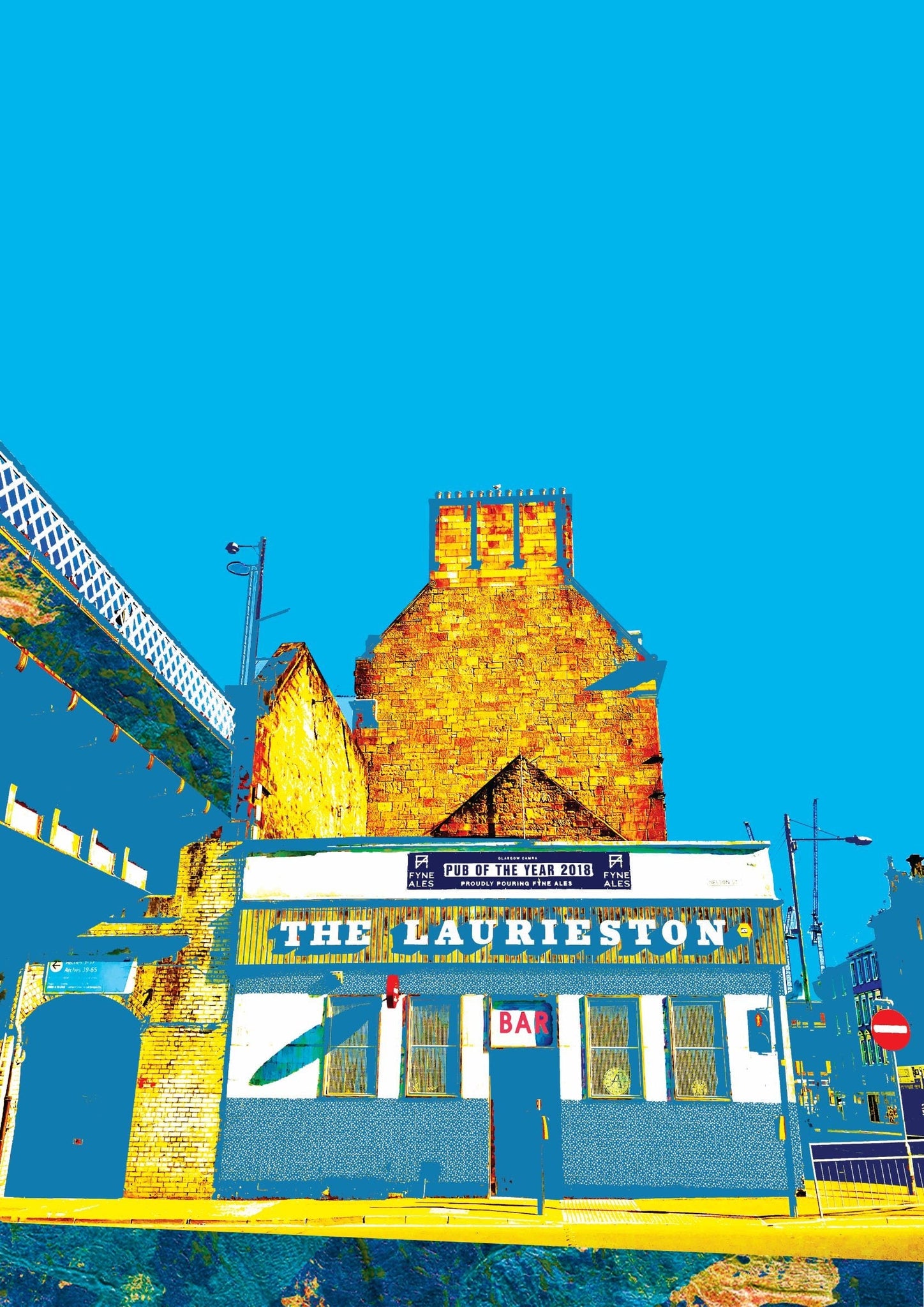 Laurieston Bar Print