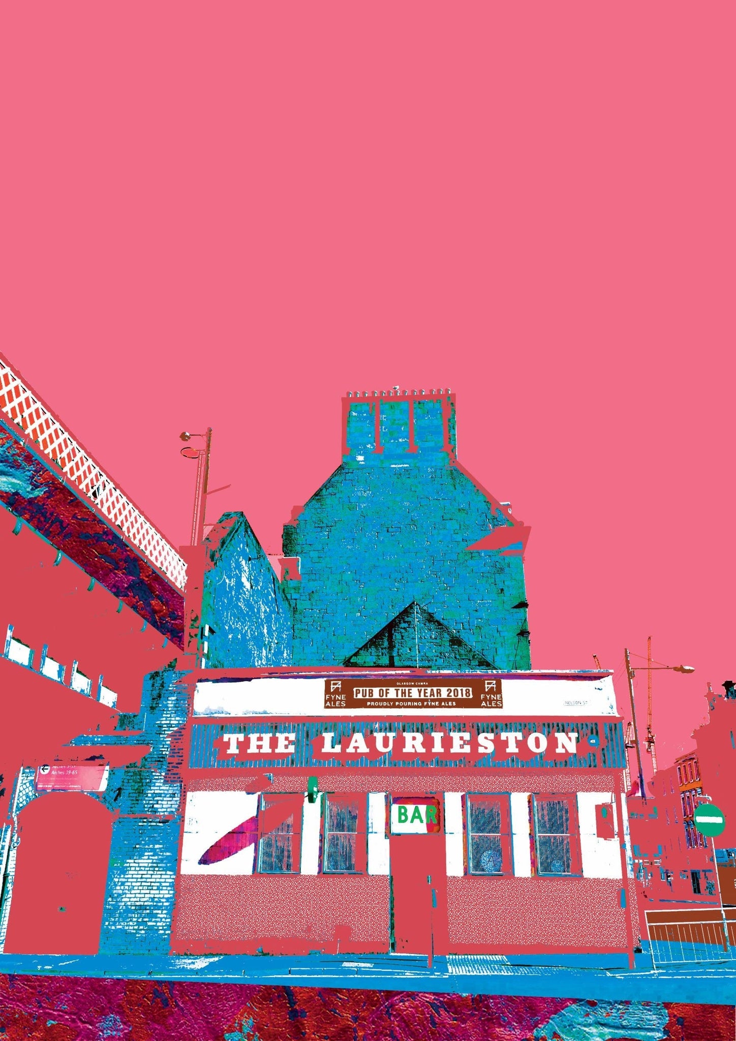 Laurieston Bar Print