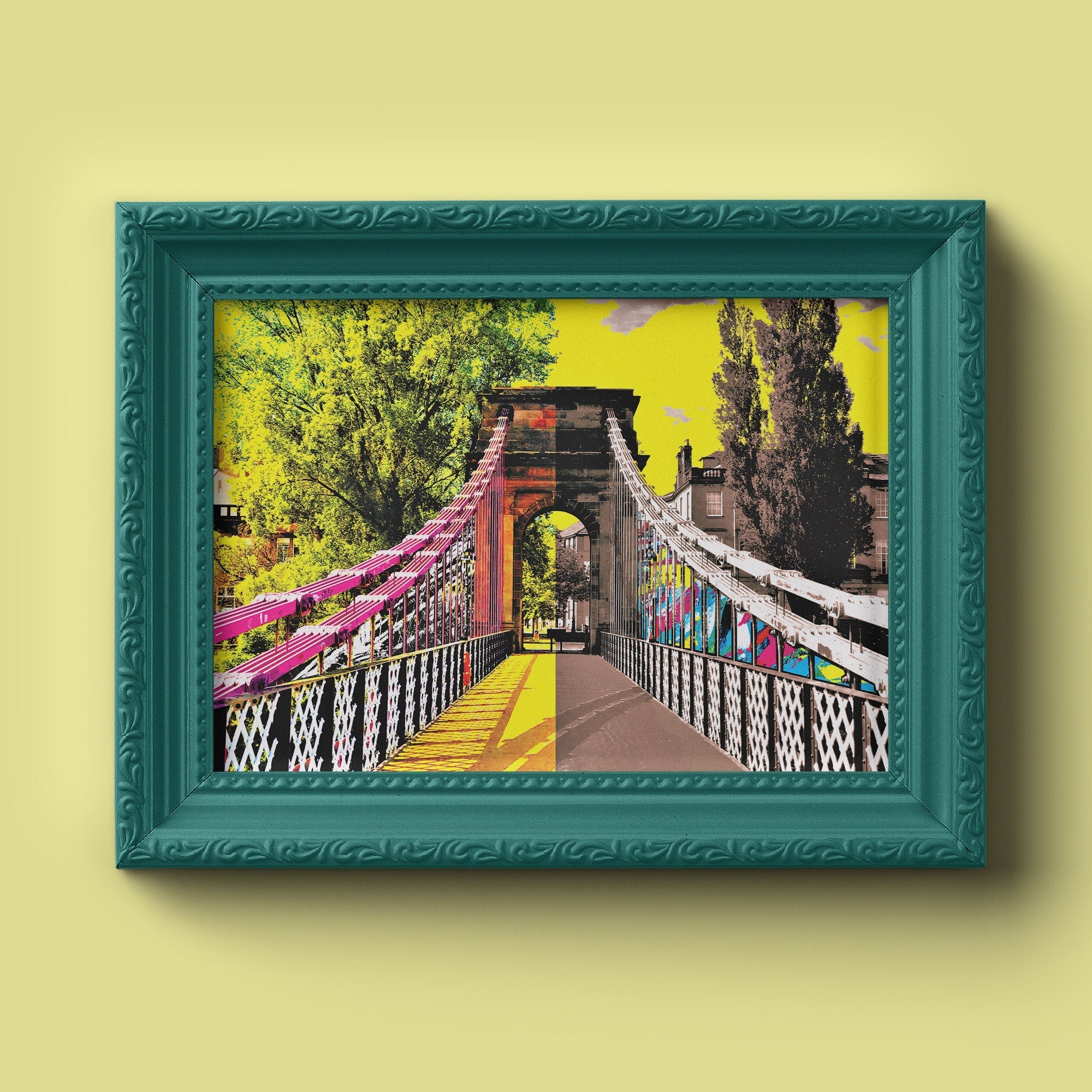 Portland Street Suspension Bridge Print