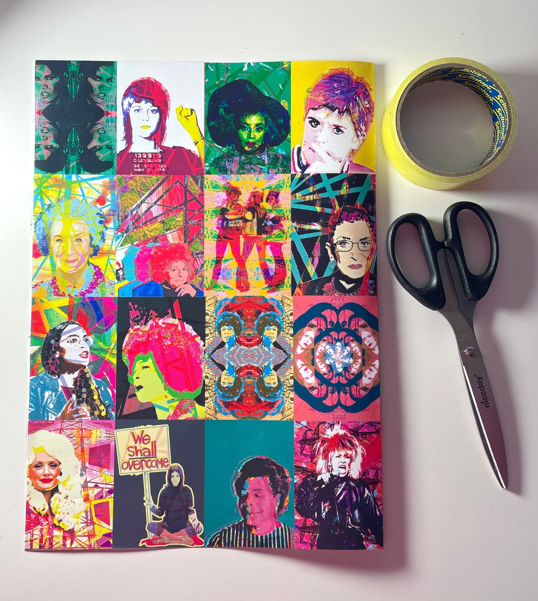 Electric Ladies Wrapping Paper